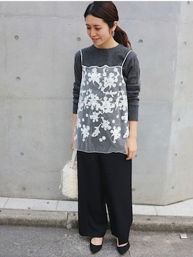 Woodyさん（レディース・160cm）の冬コーディネート