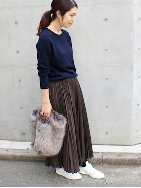 Woodyさん（レディース・160cm）の冬コーディネート