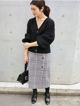 Woodyさん（レディース・160cm）の冬コーディネート