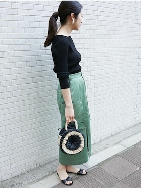 Woodyさん（レディース・160cm）の冬コーディネート