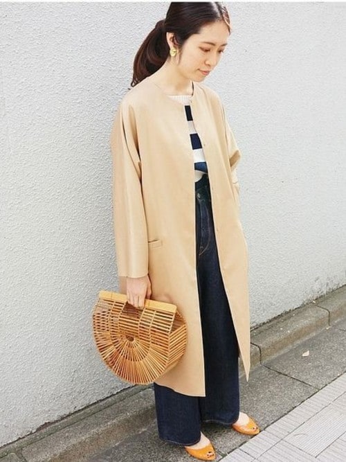 イエナ【美品】 IENA クリスタルオックスノーカラーコート コート IENA（イエナ）の「クリスタルオックスノーカラーコート