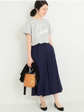 「IENA（イエナ）のアイテム（パンツ）」を使った、Woodyさん（レディース・160cm）の春コーディネート