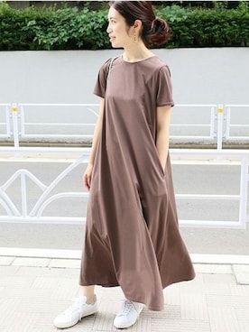「IENA（イエナ）のアイテム（ワンピース/ドレス）」を使った、Woodyさん（レディース・160cm）の夏コーディネート
