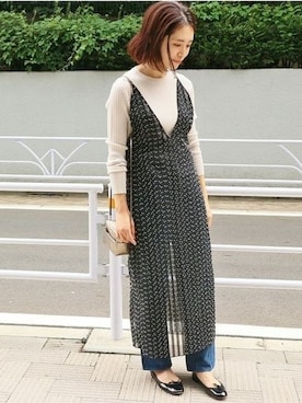 「IENA（イエナ）のアイテム（ワンピース/ドレス）」を使った、Woodyさん（レディース・160cm）の夏コーディネート