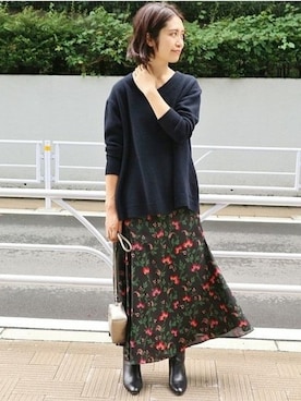 Woodyさん（レディース・160cm）の秋コーディネート