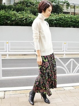 Woodyさん（レディース・160cm）の秋コーディネート