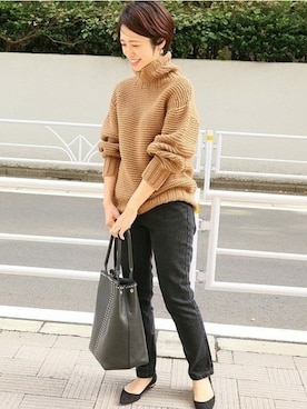 Woodyさん(レディース・160cm)の冬コーディネート