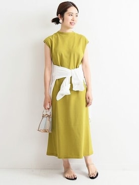 「IENA（イエナ）のアイテム（ワンピース/ドレス）」を使った、Woodyさん（レディース・160cm）の夏コーディネート