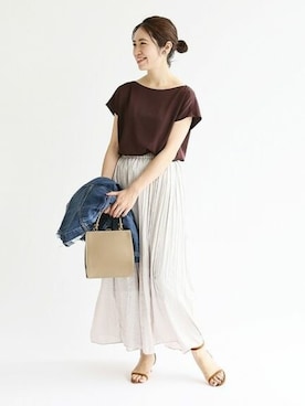 Woodyさん(レディース・160cm)の夏コーディネート