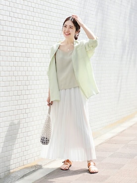 Woodyさん（レディース・160cm）の春コーディネート