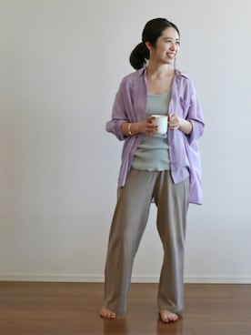 「IENA（イエナ）のアイテム（アクセサリー）」を使った、Woodyさん（レディース・160cm）の春コーディネート