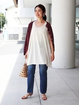 Woodyさん（レディース・160cm）の夏コーディネート