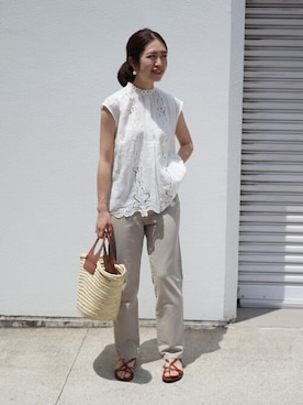 Woodyさん(レディース・160cm)の夏コーディネート