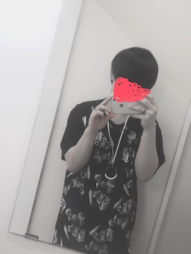 「H&M DIVIDED（エイチアンドエム　ディヴァイデッド）のアイテム（アクセサリー）」を使った、病臥さん（メンズ・170cm）の夏コーディネート