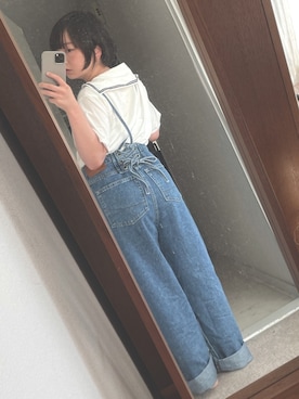 「AMBIDEX（アンビデックス）のアイテム（トップス）」を使った、mumuさん（レディース・142cm）の夏コーディネート