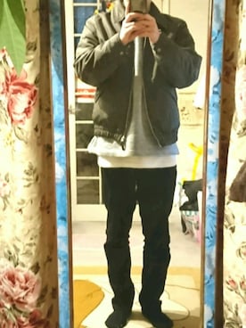 「UNIQLOU」｜「アイテム（ブルゾン）」を使った、こうじ@プチプラさん（メンズ・172cm）の秋コーディネート