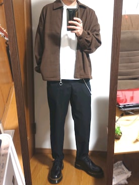 「MinoriTY（マイノリティ）のアイテム（その他アウター）」を使った、こうじ@プチプラさん（メンズ・172cm）の秋コーディネート