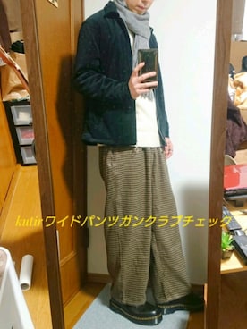 「トレンドコーデ」｜「アイテム（その他アウター）」を使った、こうじ@プチプラさん（メンズ・172cm）の冬コーディネート