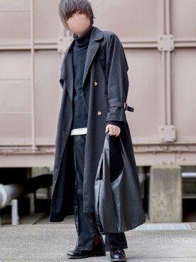 ダウンジャケット コートを使った タートルネックニット のメンズ人気ファッションコーディネート Wear