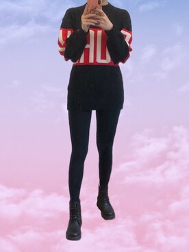 「cache cache（カシュ カシュ）のアイテム（トップス）」を使った、黄小黄Jenny さん（レディース・168cm）の秋コーディネート