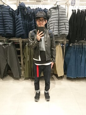 「ベレー帽推奨委員会」｜「アイテム（キャップ）」を使った、キヨキヨさん（メンズ・167cm）の冬コーディネート