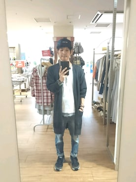 「ベレー帽推奨委員会」｜「アイテム（キャップ）」を使った、キヨキヨさん（メンズ・167cm）の春コーディネート