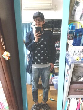 「ベレー帽推奨委員会」｜「アイテム（チェスターコート）」を使った、キヨキヨさん（メンズ・167cm）の春コーディネート
