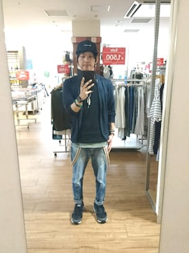 「ベレー帽推奨委員会」｜「アイテム（キャップ）」を使った、キヨキヨさん（メンズ・167cm）の春コーディネート