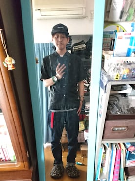「ベレー帽推奨委員会」｜「アイテム（キャップ）」を使った、キヨキヨさん（メンズ・167cm）の夏コーディネート