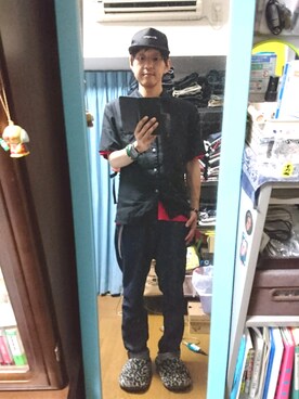 「ベレー帽推奨委員会」｜「アイテム（キャップ）」を使った、キヨキヨさん（メンズ・167cm）の夏コーディネート