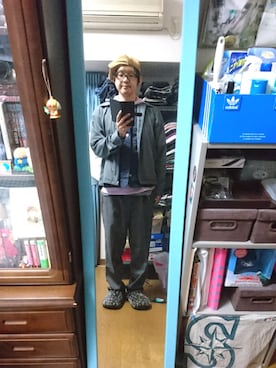 「ベレー帽推奨委員会」｜「アイテム（スラックス）」を使った、キヨキヨさん（メンズ・167cm）の春コーディネート