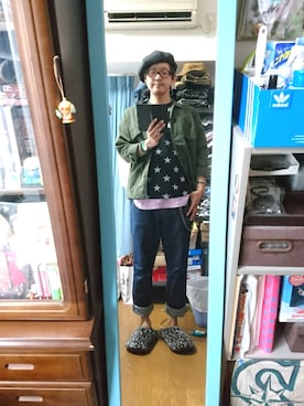 「CURRENT（カレント）のアイテム（ジャケット/アウター）」を使った、キヨキヨさん（メンズ・167cm）の夏コーディネート