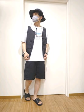 「ikka（イッカ）のアイテム（その他アウター）」を使った、キヨキヨさん（メンズ・167cm）の春コーディネート