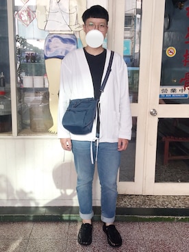 「KEEN（キーン）のアイテム（その他シューズ）」を使った、juiceさん（メンズ・173cm）の夏コーディネート