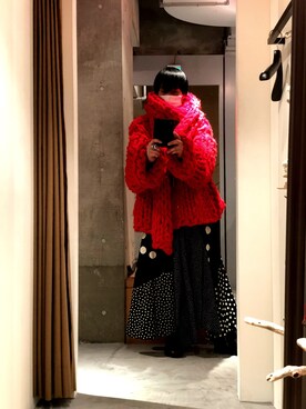 「Yohji Yamamoto（ヨウジヤマモト）のアイテム（スカート）」を使った、マティさん（メンズ・172cm）の春コーディネート