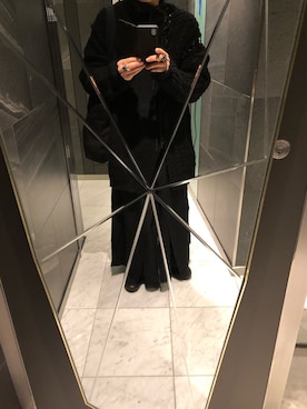 「Yohji Yamamoto（ヨウジヤマモト）のアイテム（ニット/セーター）」を使った、マティさん（メンズ・172cm）の春コーディネート