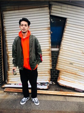 ファッションのインスピレーション 新着パーカー オレンジ コーデ メンズ