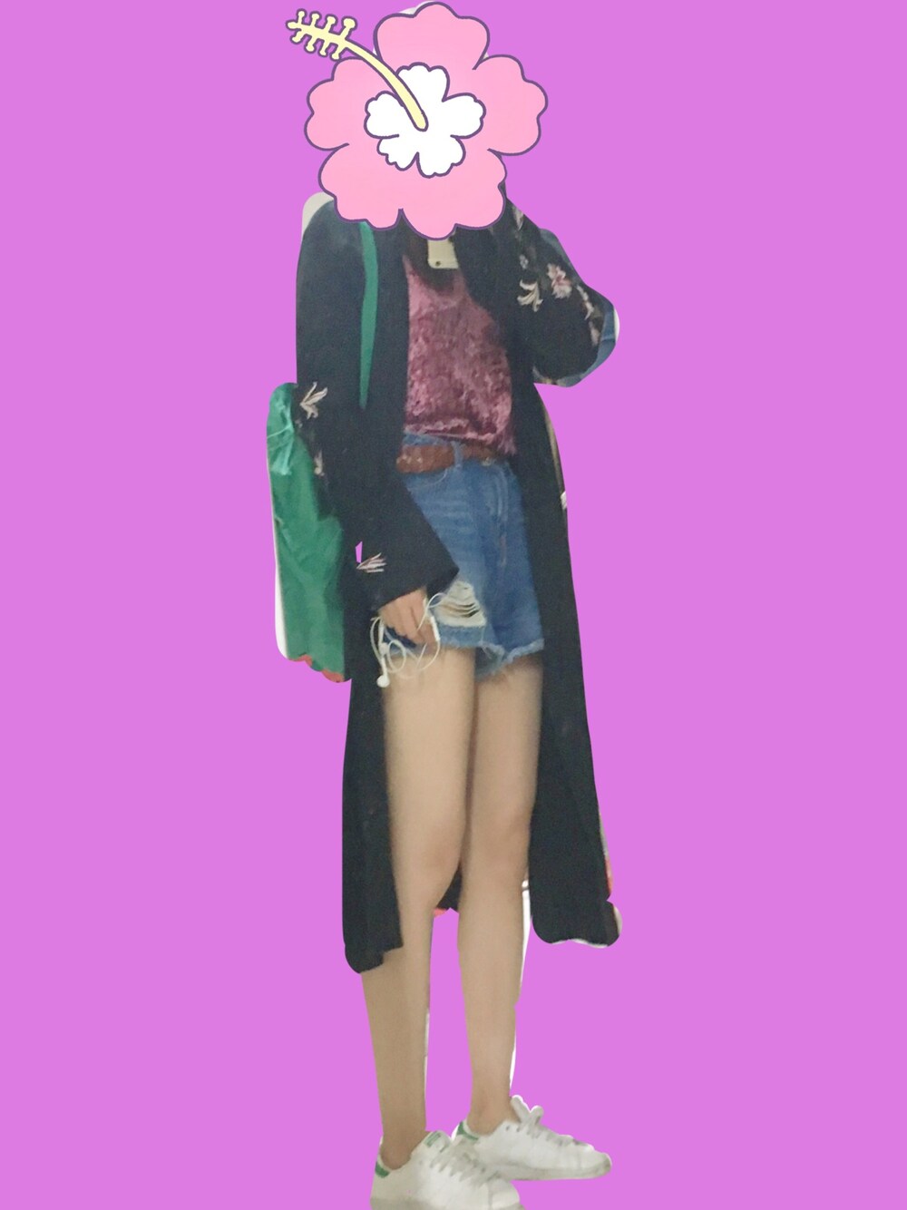 「EVRISのアイテム（ピーコート、ブラック系）」を使った、_FLORA_さん（レディース・168cm）の秋コーディネートの1枚目の写真