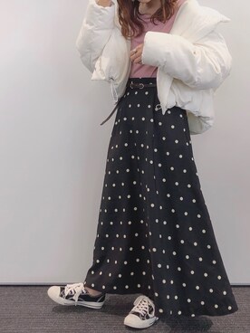 「へザー」｜「アイテム（スニーカー）」を使った、ariさん（レディース・158cm）の秋コーディネート