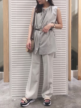 「へザー」｜「アイテム（アクセサリー）」を使った、ariさん（レディース・158cm）の夏コーディネート