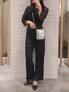 「へザー」｜「アイテム（パンプス）」を使った、ariさん（レディース・158cm）の夏コーディネート