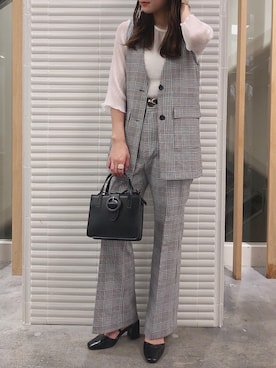 「へザー」｜「アイテム（パンプス）」を使った、ariさん（レディース・158cm）の夏コーディネート