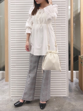 「へザー」｜「アイテム（パンプス）」を使った、ariさん（レディース・158cm）の夏コーディネート