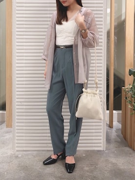 「へザー」｜「アイテム（パンプス）」を使った、ariさん（レディース・158cm）の夏コーディネート