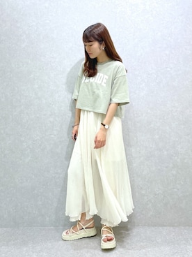 「へザー」｜「アイテム（スウェットパンツ）」を使った、ariさん（レディース・158cm）の春コーディネート