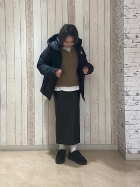 serina shiraiさん（レディース・155cm）の冬コーディネート