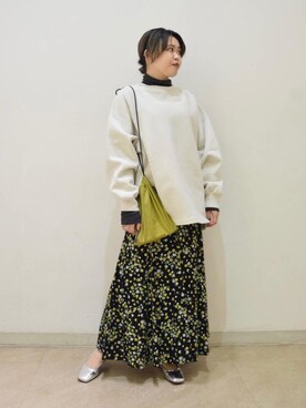 serina shiraiさん（レディース・155cm）の冬コーディネート