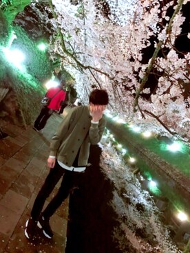 「STILL BY HAND（スティルバイハンド）のアイテム（ブルゾン）」を使った、きのさん（メンズ・174cm）の春コーディネート