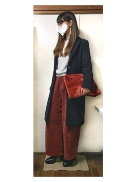 「アイテム（ピアス（両耳用））」を使った、ありさん（レディース・168cm・20代）の冬コーディネート