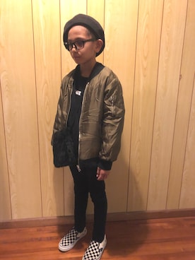 サム男とサム次さんのコーディネート